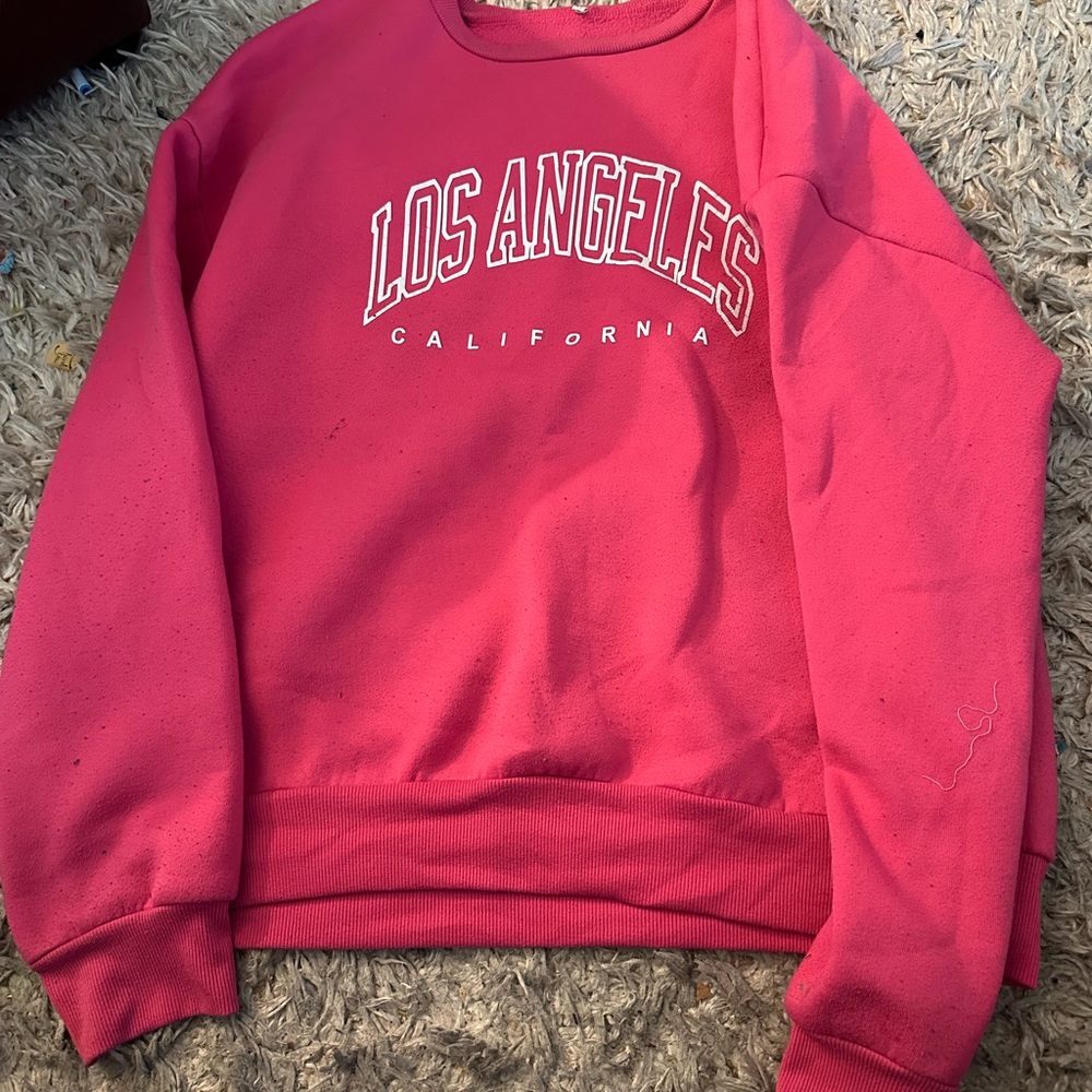 Pink Los Angeles Crewneck